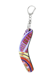 Boomerang Shape Wooden Keyring (Australian Made) - Cindy Wallace Arches