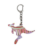 Kangaroo Shape Wooden Keyring (Australian Made) - Cindy Wallace Arches