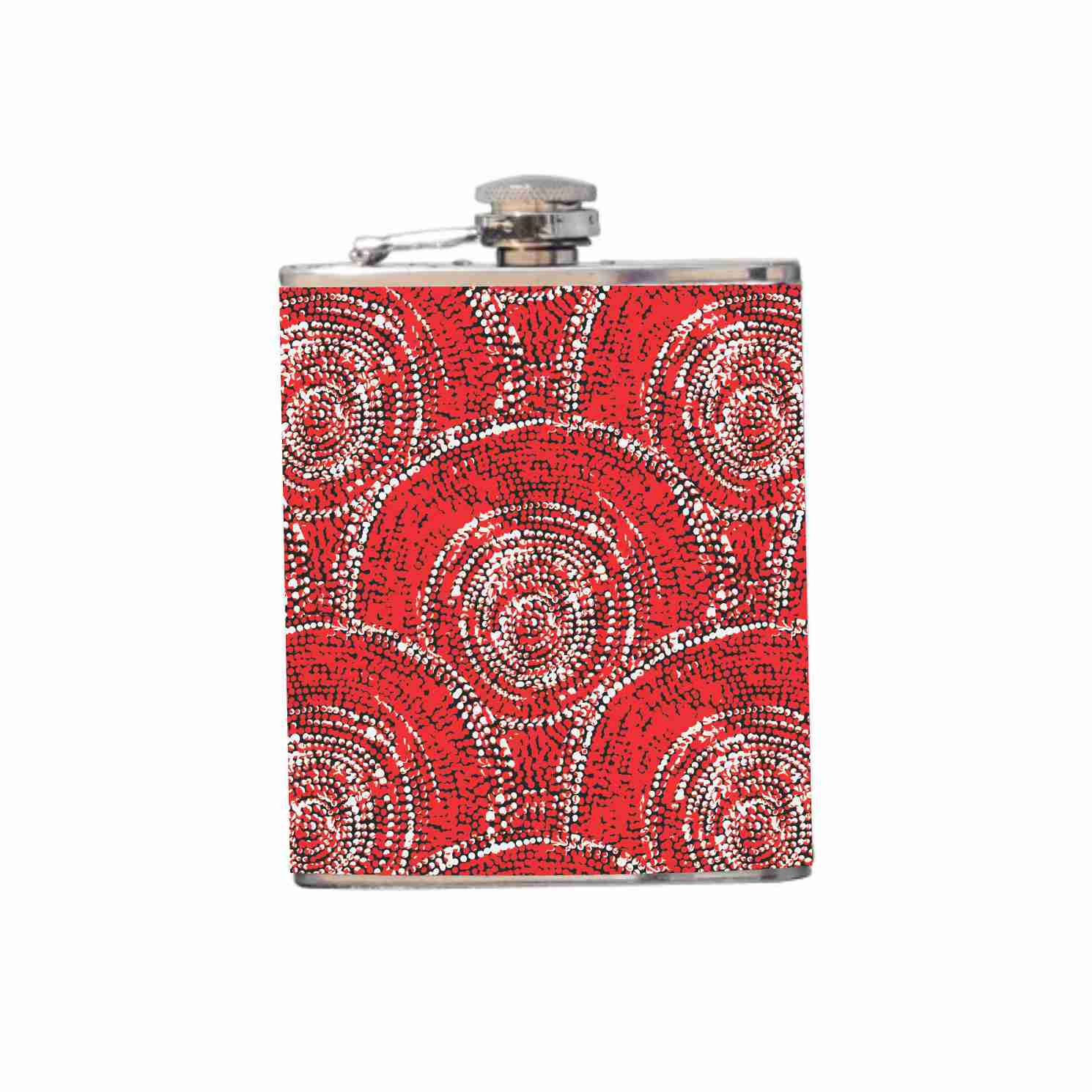 Hip Flask Sabrina Robertson Nangala (Red)