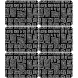 Placemats Thomas Tjapaltjarri Black | Set of 6