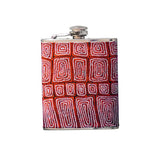 Hip Flask Thomas Tjapaltjarri Red