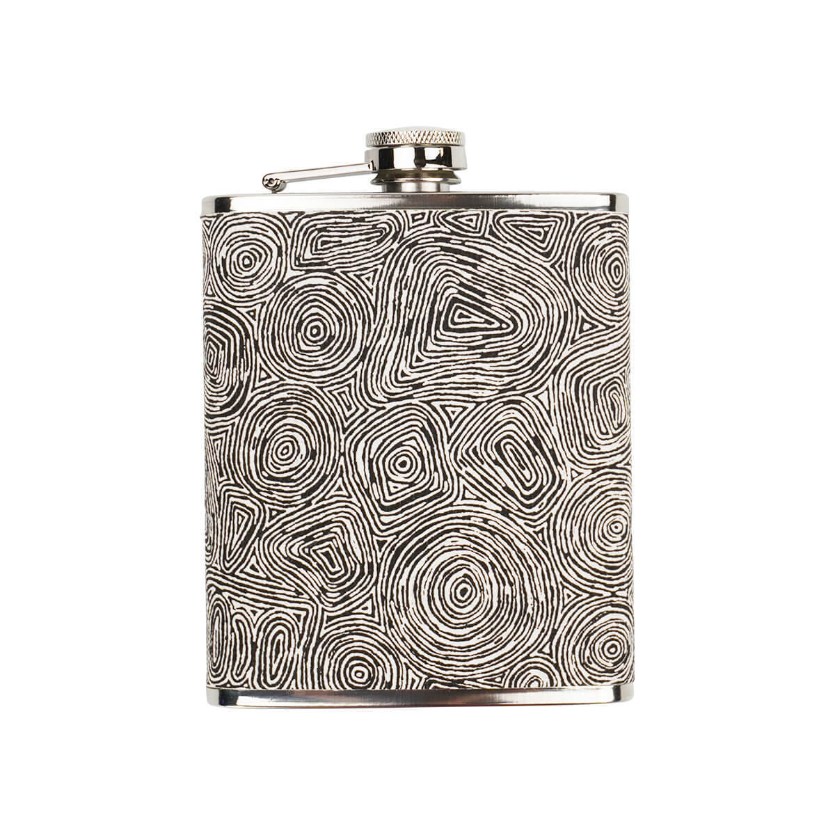 Hip Flask Felicity Robertson Black & White