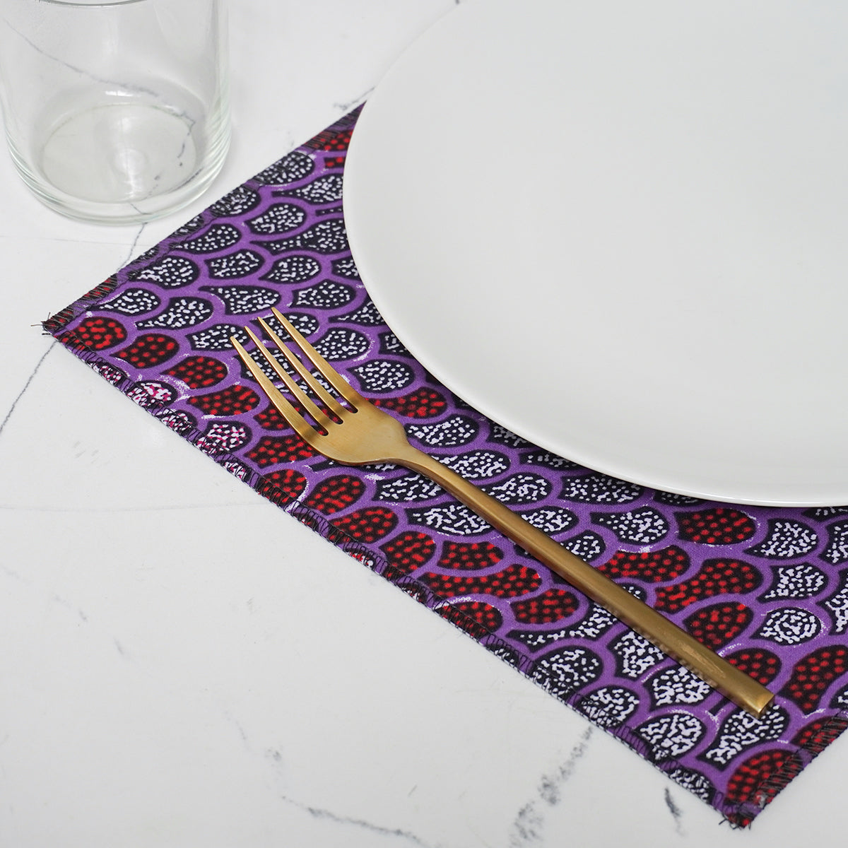 Fabric Placemat Cindy Wallace Purple