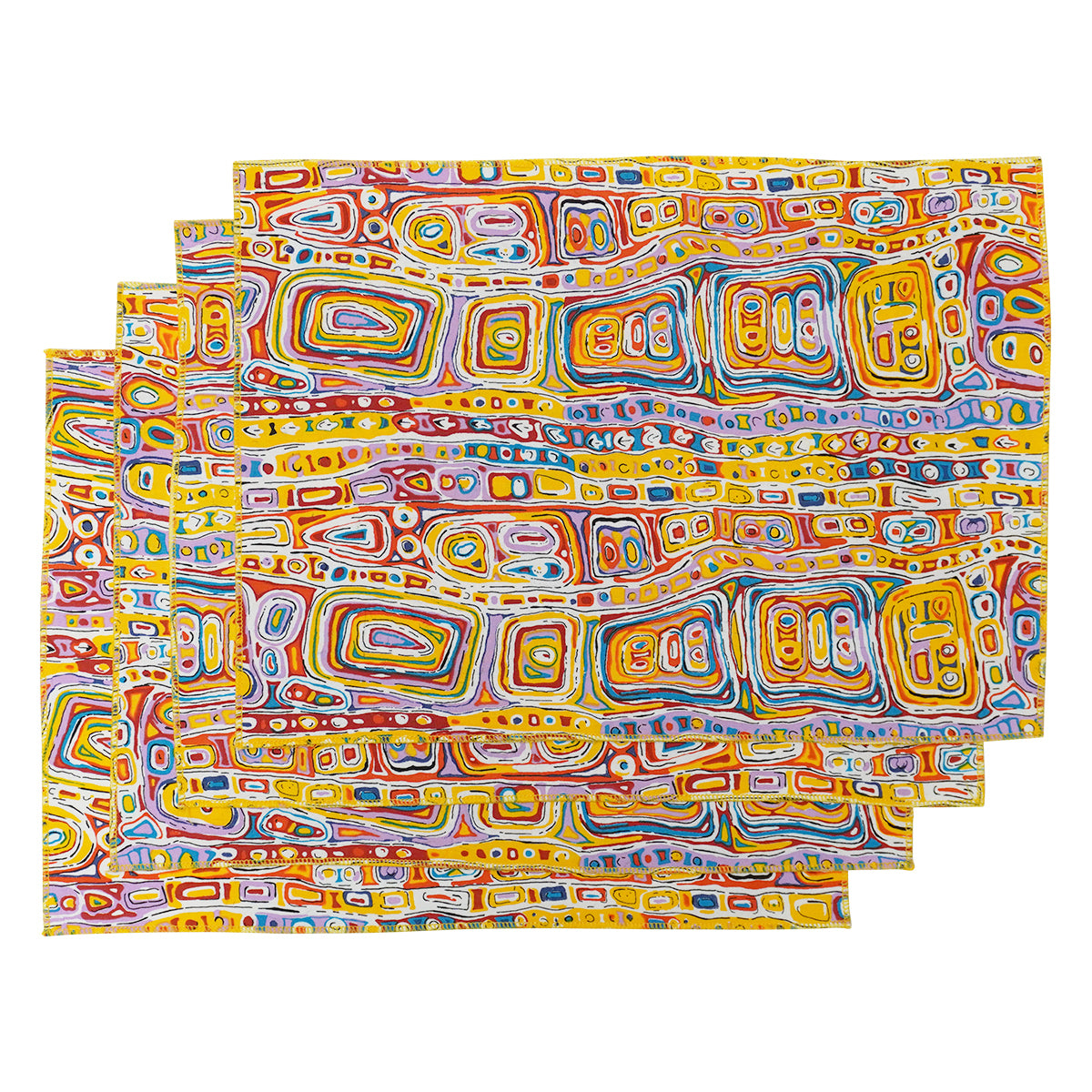 Fabric Placemat Felicity Robertson Yellow