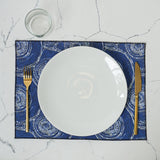 Fabric Placemat Sabrina Robertson Blue