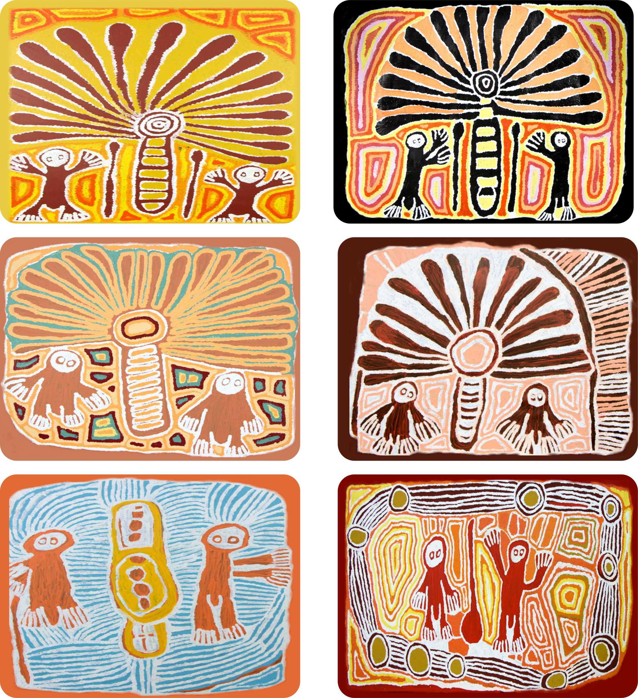 Placemats Linda Syddick | Set of 6