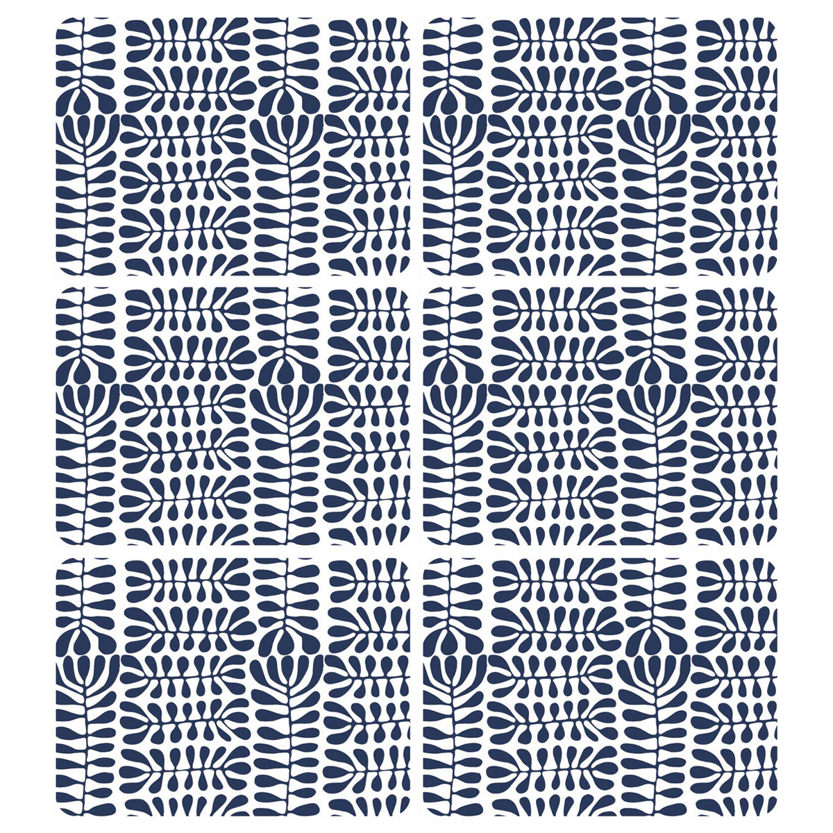 Placemats Mitjili Napurrula Dark Blue | Set of 6