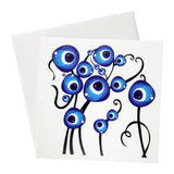 Greeting Card Blue Evil Eye
