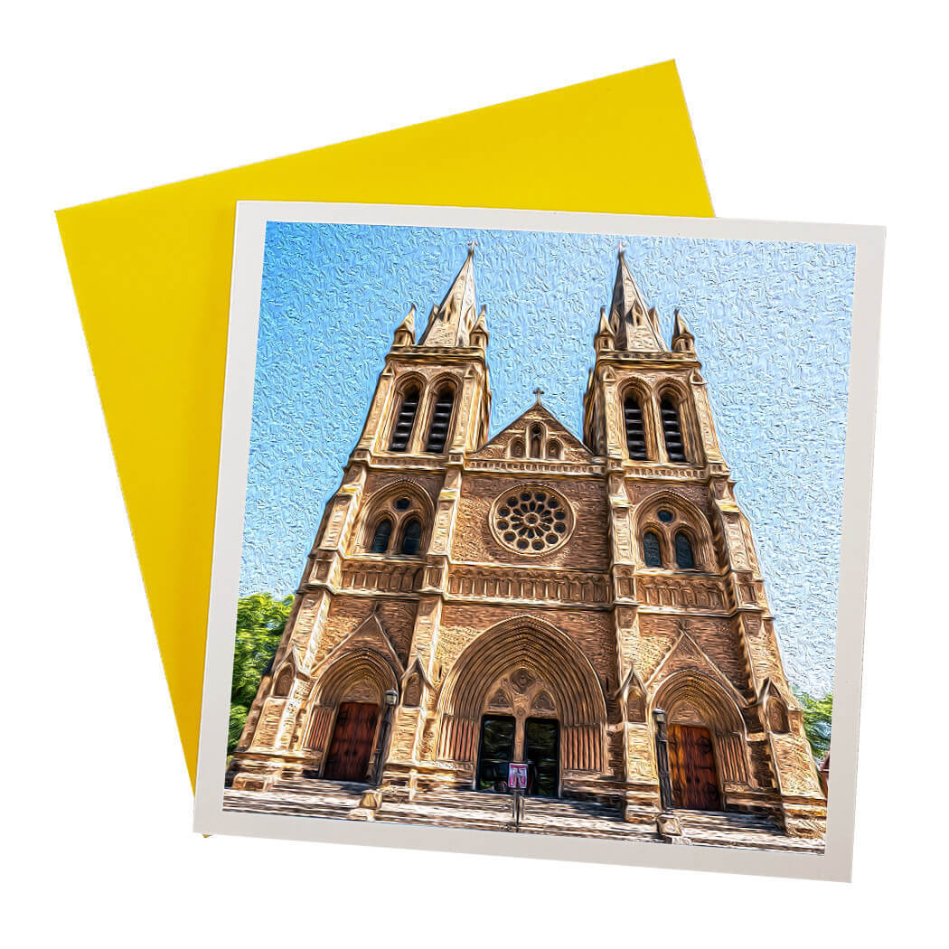 Greeting Card Adelaide St Peter's Cathedral