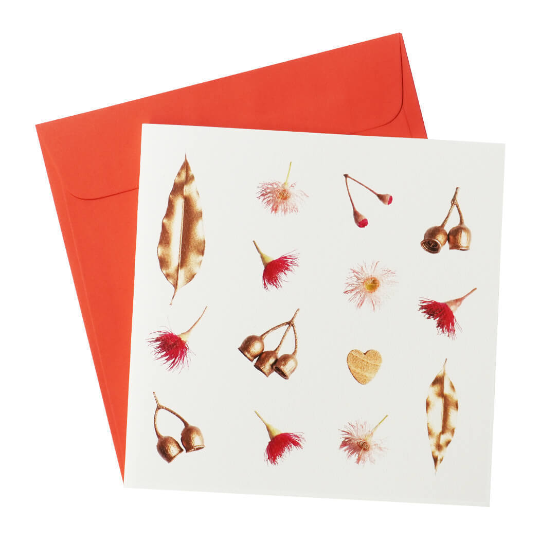 Greeting Card Gum Leaves & Flora 04