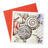 Greeting Card Christmas Ornaments