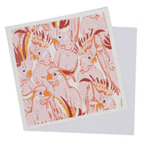 Greeting Card Pink Cockatoo