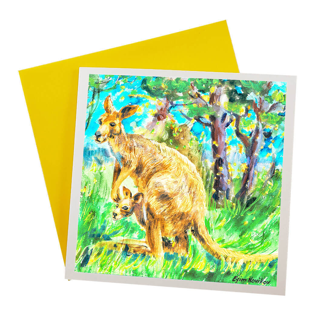 Greeting Card Efim Novikov Roo 01