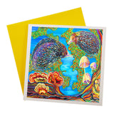 Greeting Card Efim Novikov Echidnas