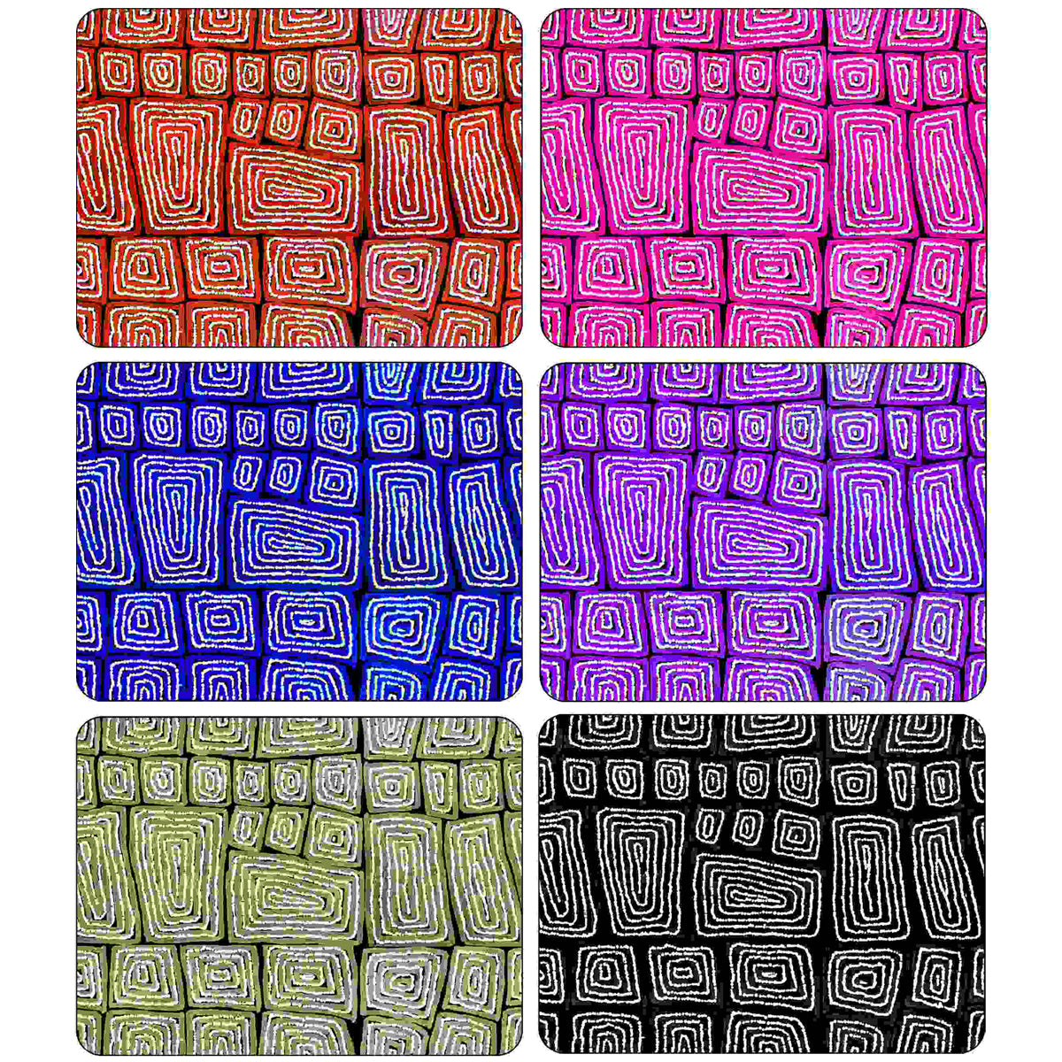 Placemats Thomas Tjapaltjarri Assorted | Set of 6