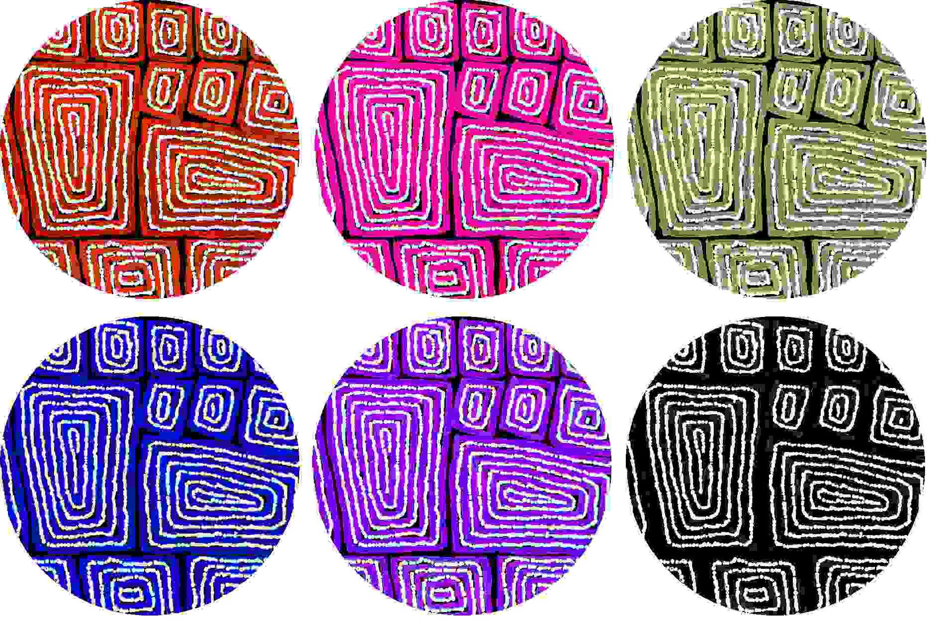 Coasters Thomas Tjapaltjarri | Set of 6
