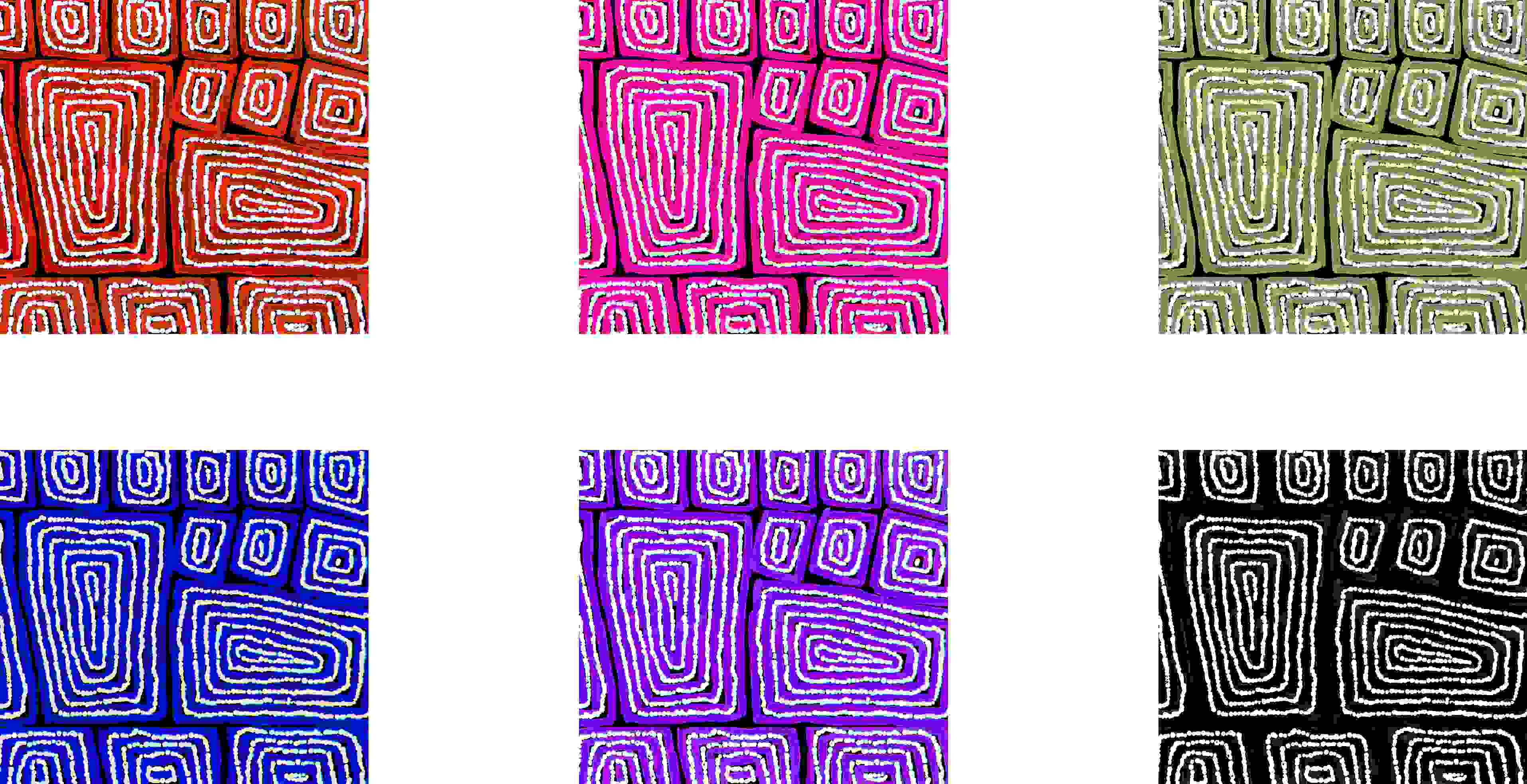 Coasters Thomas Tjapaltjarri | Set of 6