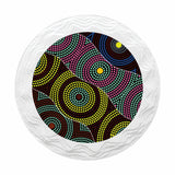 Ceramic Patterned Magnet - Cindy Wallace Circles