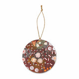 Ceramic Round Hanging Decoration By Samantha Daniel