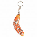 Hand Painted Boomerang Keyring - Wentja Morgan