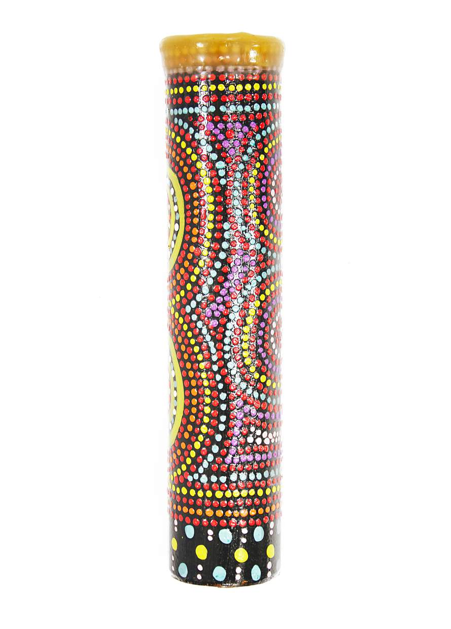 Didgeridoo - Cindy Wallace (Yellow & Purple Circles)