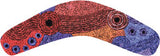 Boomerang Shaped Flexi Magnet - Alison Munti Riley Red/Blue