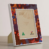 Wooden Photo Frame - Alison Munti Riley Red/Blue