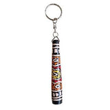 Hand Painted Didgeridoo Keyring - Debra McDonald
