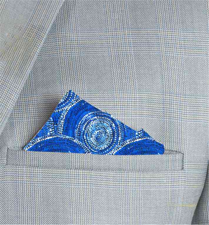 Handkerchief Sabrina Robertson Blue