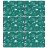Placemats Under Sea | Set of 6