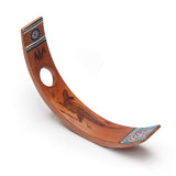 Wine Holder Burnt Painted Curved Assorted