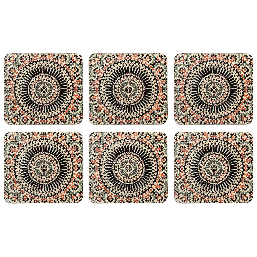 Coasters Moroccan Tile | Set of 6