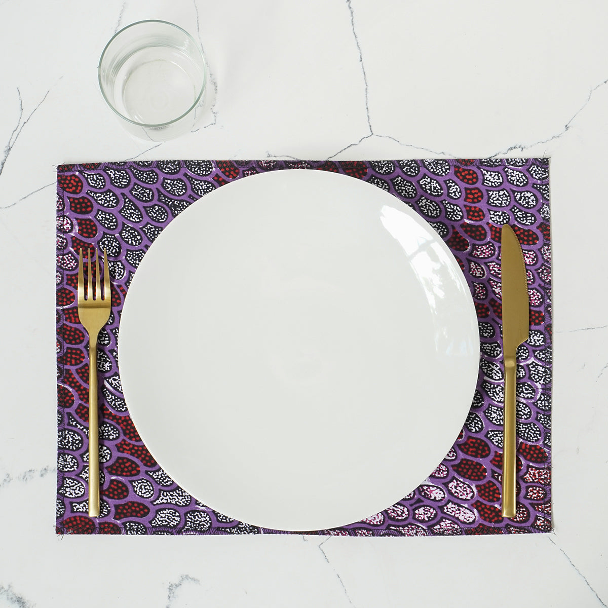 Fabric Placemat Cindy Wallace Purple