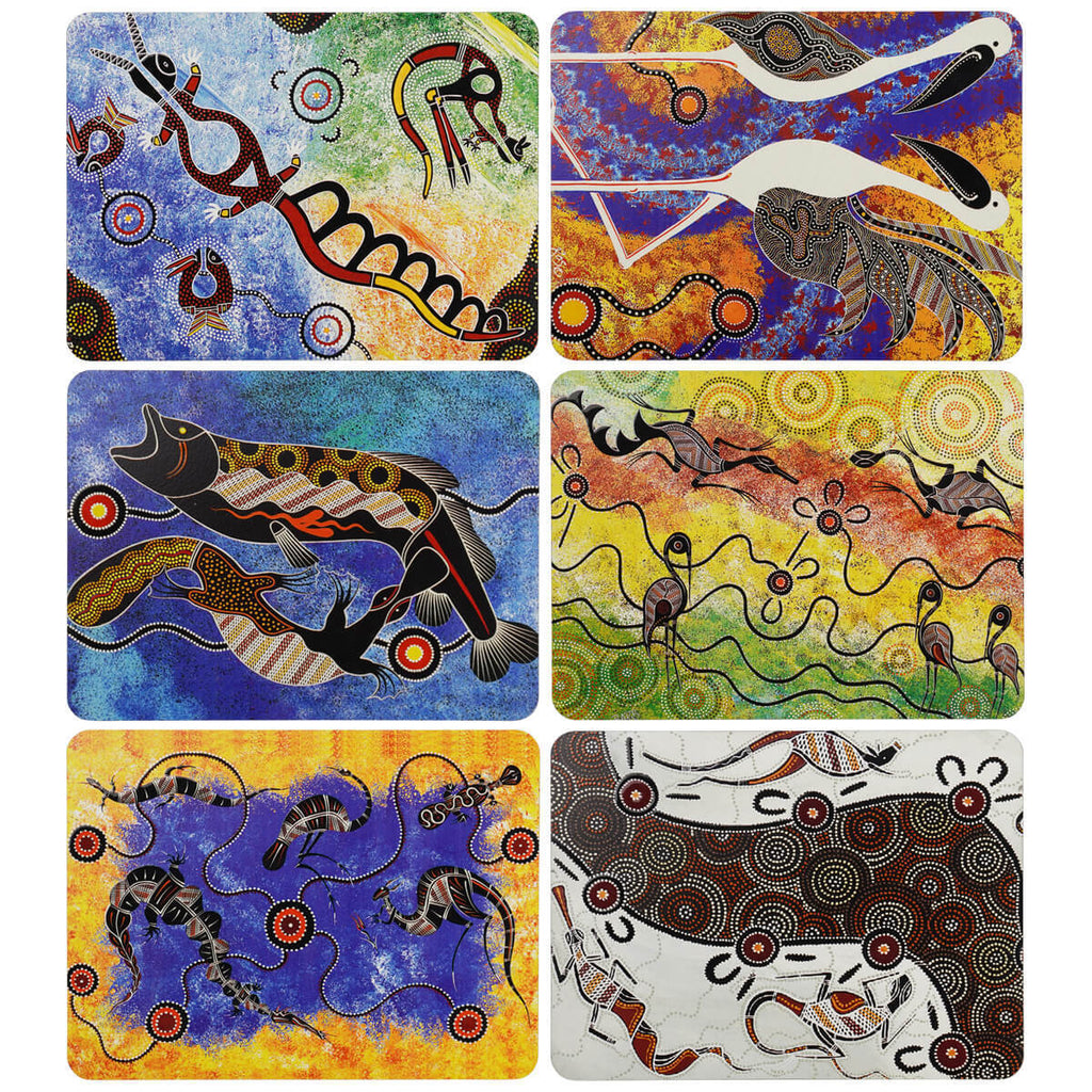 Placemats Dreamtime | Set of 6 – Ahava Australia