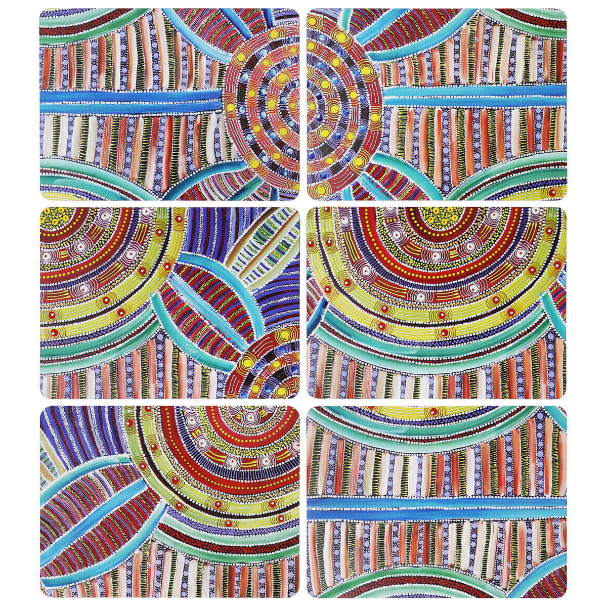 Placemats Cindy Wallace Assorted | Set of 6