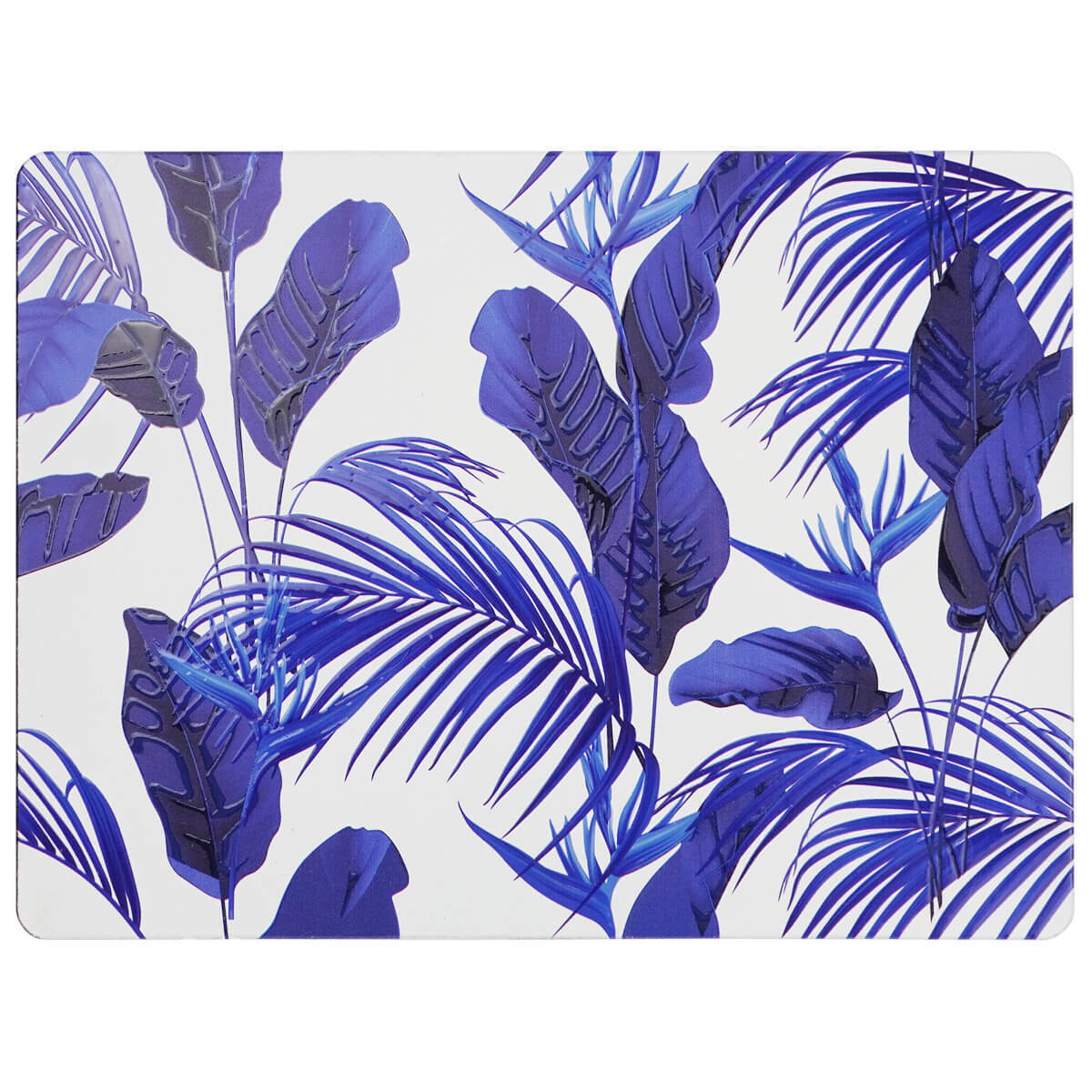 Placemats Tropical Blue Plant | Set of 6