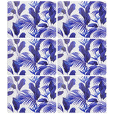 Placemats Tropical Blue Plant | Set of 6