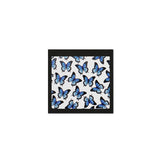 Canvas Magnet Blue Butterflies