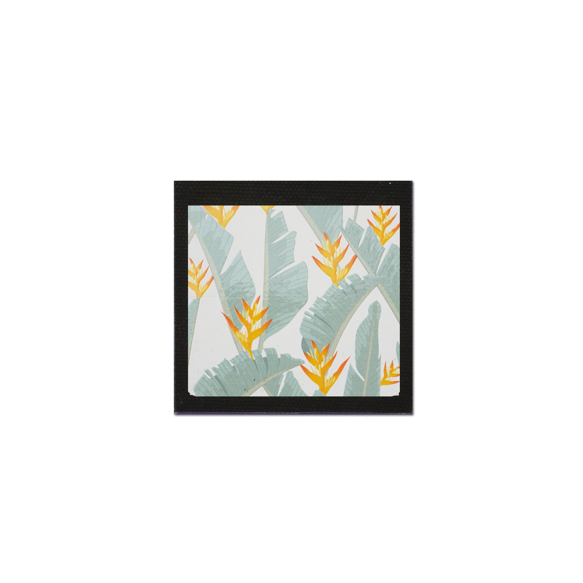 Canvas Magnet Tropical Heliconia Plant