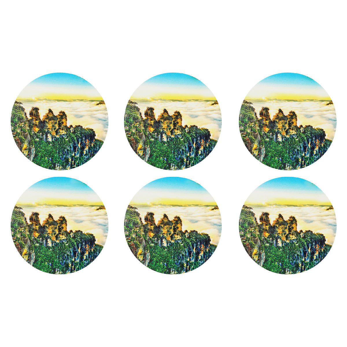 Coasters Three Sisters | Set of 6