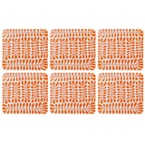Coasters Mitjili Napurrula Orange | Set of 6