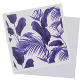 Greeting Card Tropical Blue Plant