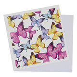 Greeting Card Multicolour Butterflies