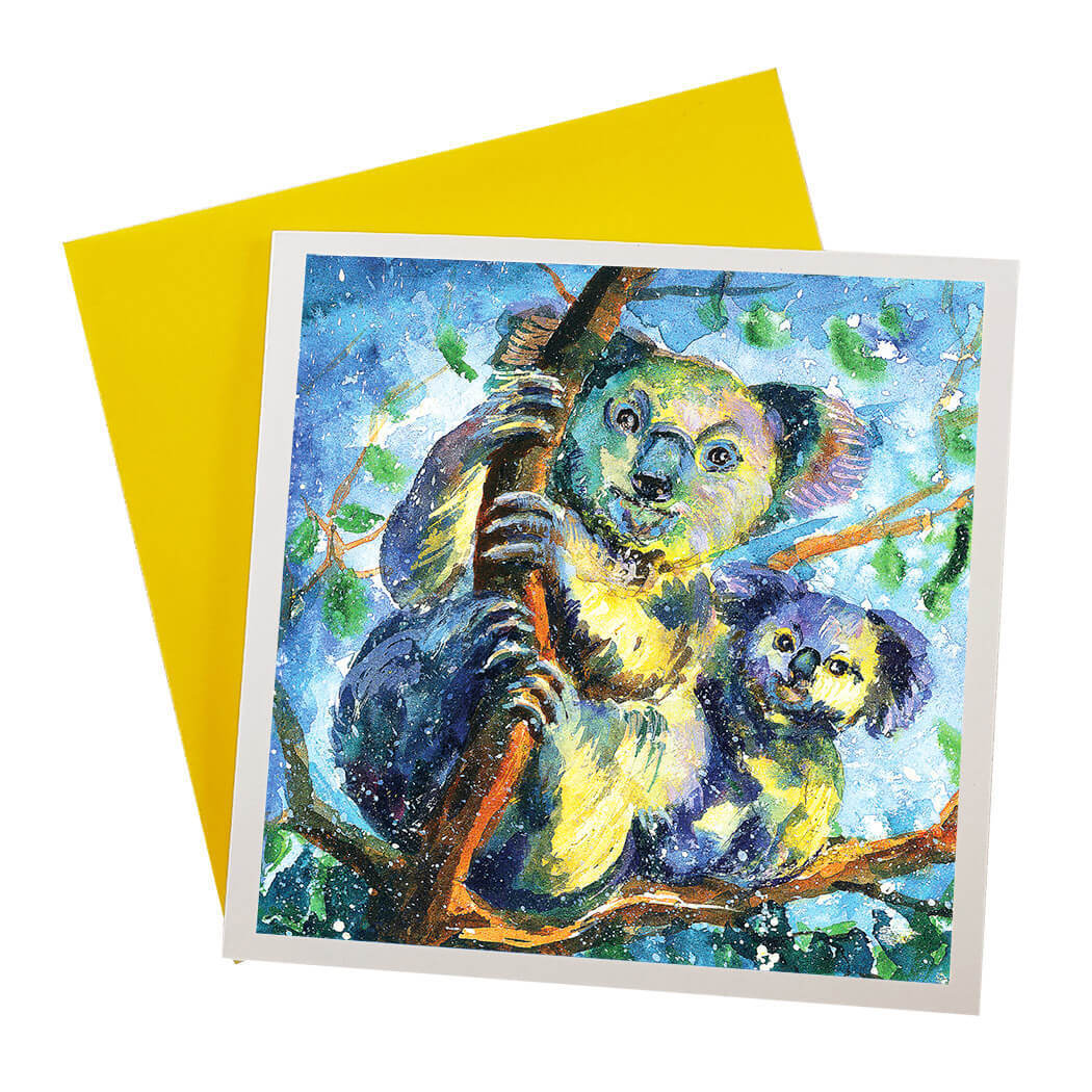 Greeting Card Efim Novikov Koalas 01