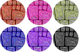 Coasters Thomas Tjapaltjarri | Set of 6